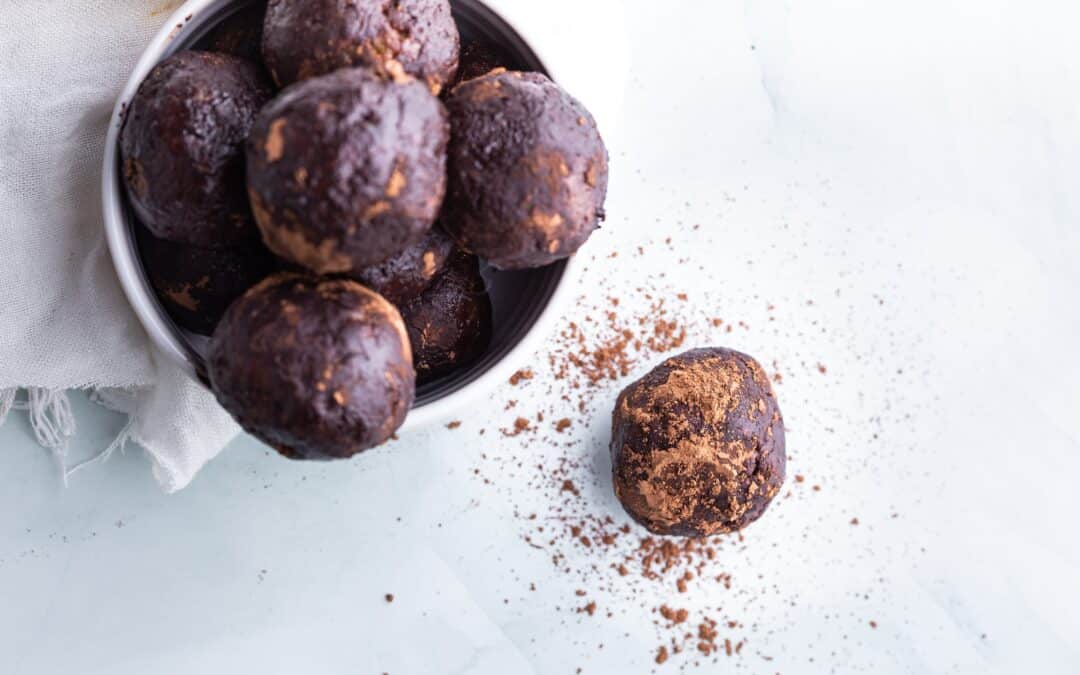 chocolate energy protein balls