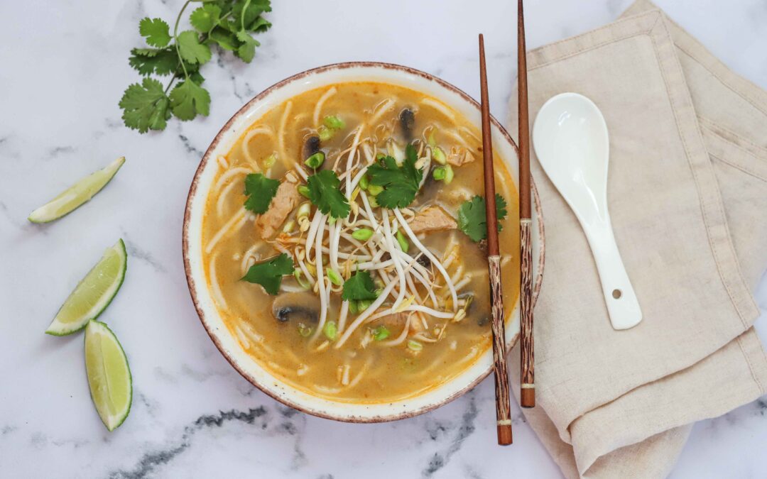 Traditional Healthy Thai Chicken Soup