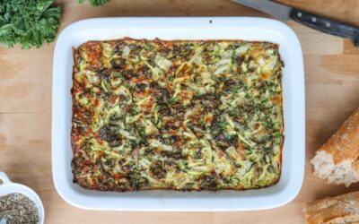 Zucchini and Kale Breakfast Bake