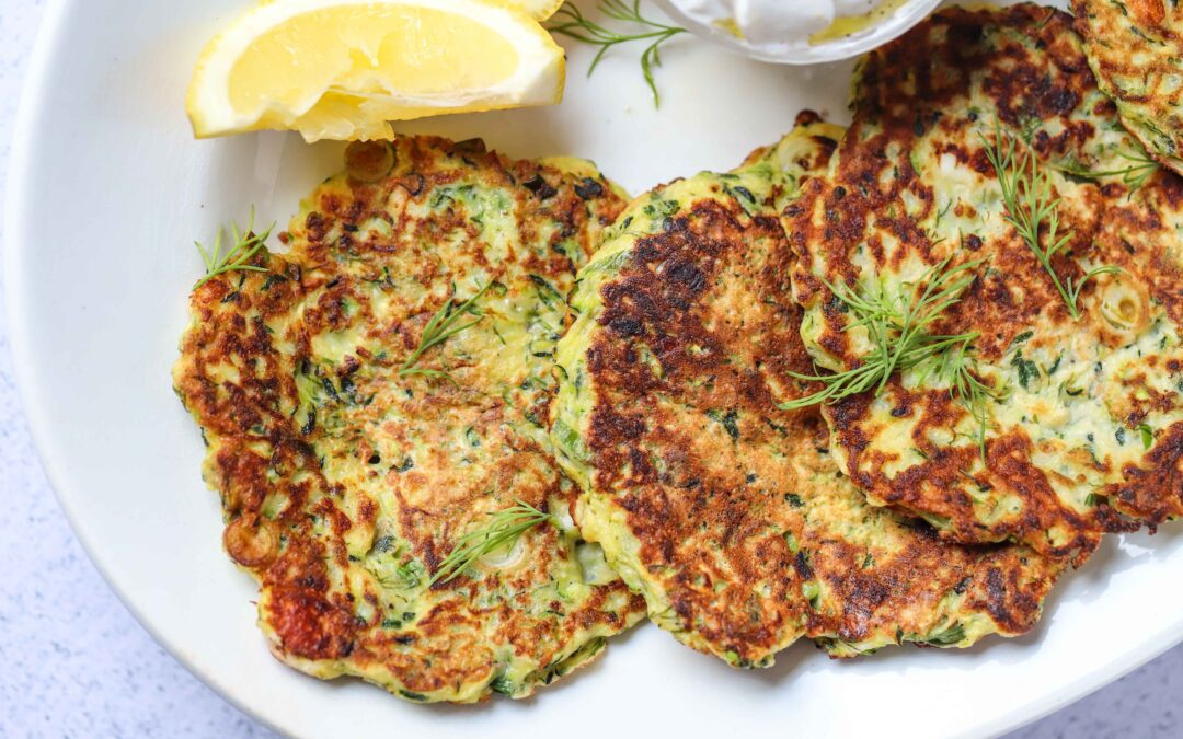 Easy Healthy Zucchini Pancakes