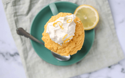 Easy Low-Carb Keto Lemon Mug Cake