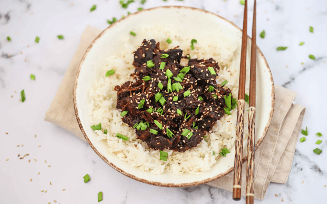 SIMPLE SLOW COOKER KOREAN BEEF