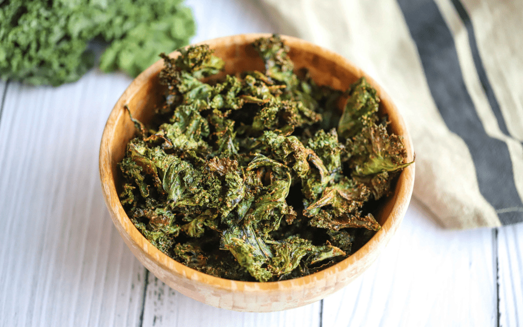 Addictive Spicy Cheesy Kale Crisps