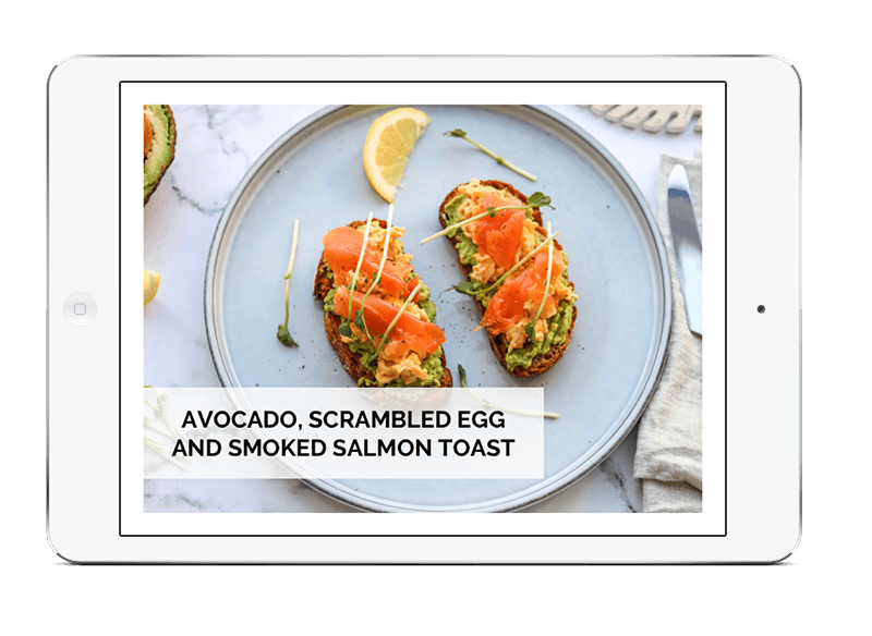 avocado scrambled egg and smoked salmon toast